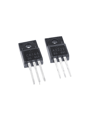 Par de transistores alternativos A2222 Y C6144