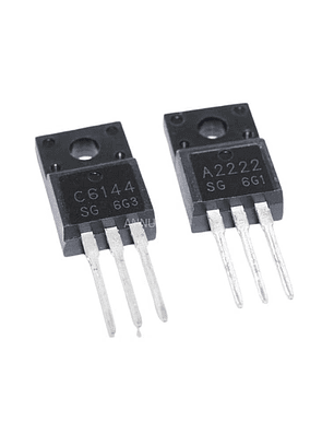 Par de transistores alternativos A2222 Y C6144