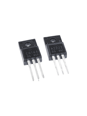 5 Pares de transistores alternativos A2222 Y C6144 