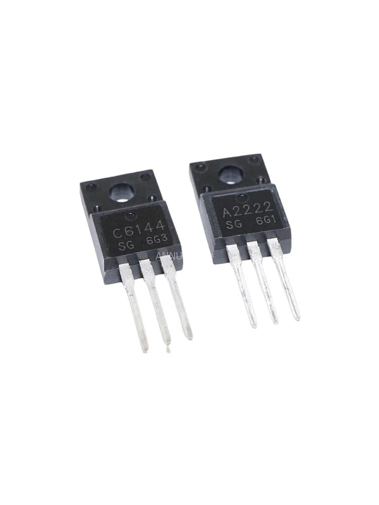 5 Pares de transistores alternativos A2222 Y C6144  1
