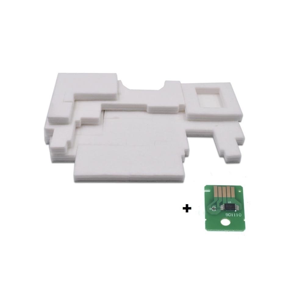 Almohadillas + Chip MC-G02 Alternativos para Cartucho Mantenimiento CANON  G2160 G3160 G3060 510 / 610  1