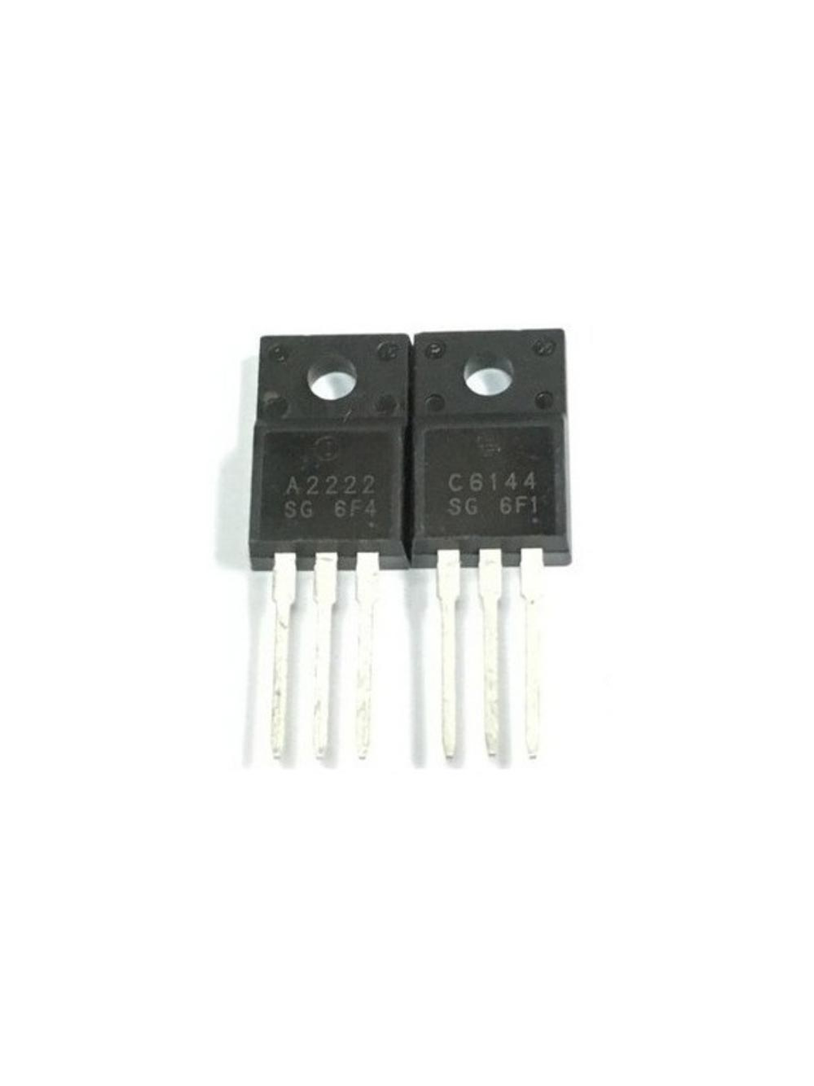 Par de transistores alternativos A2222 Y C6144 2