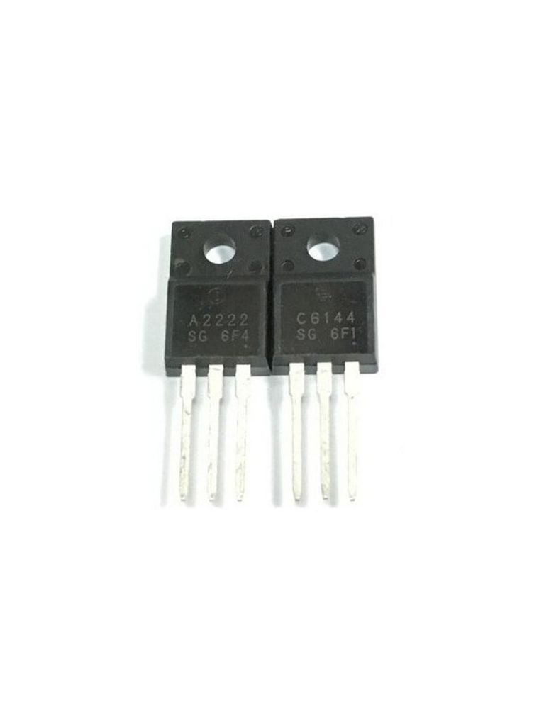 Par de transistores alternativos A2222 Y C6144 2