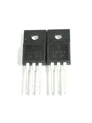 Par de transistores alternativos A2222 Y C6144