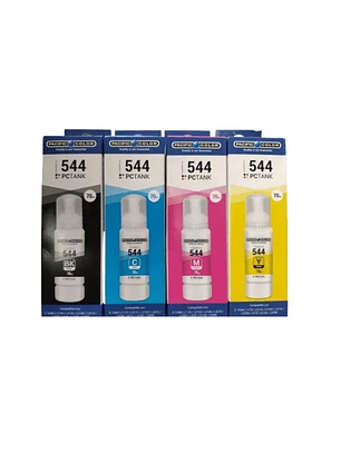 Pack Tinta Alternativa T544 para Epson L3110 L3150 L3210 L3250 L5190