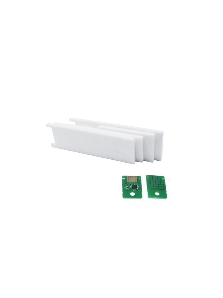 Almohadillas + Chip MC-G01  para Cartucho Mantenimiento Alternativo CANON GX 4