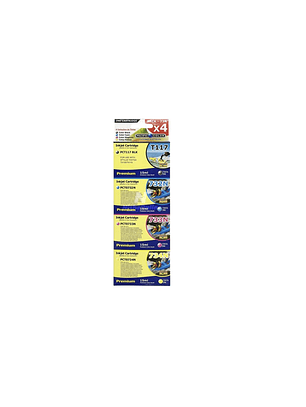 Pack 4 Cartuchos de Tintas 117 / 73n Alternativas para T23 Tx105