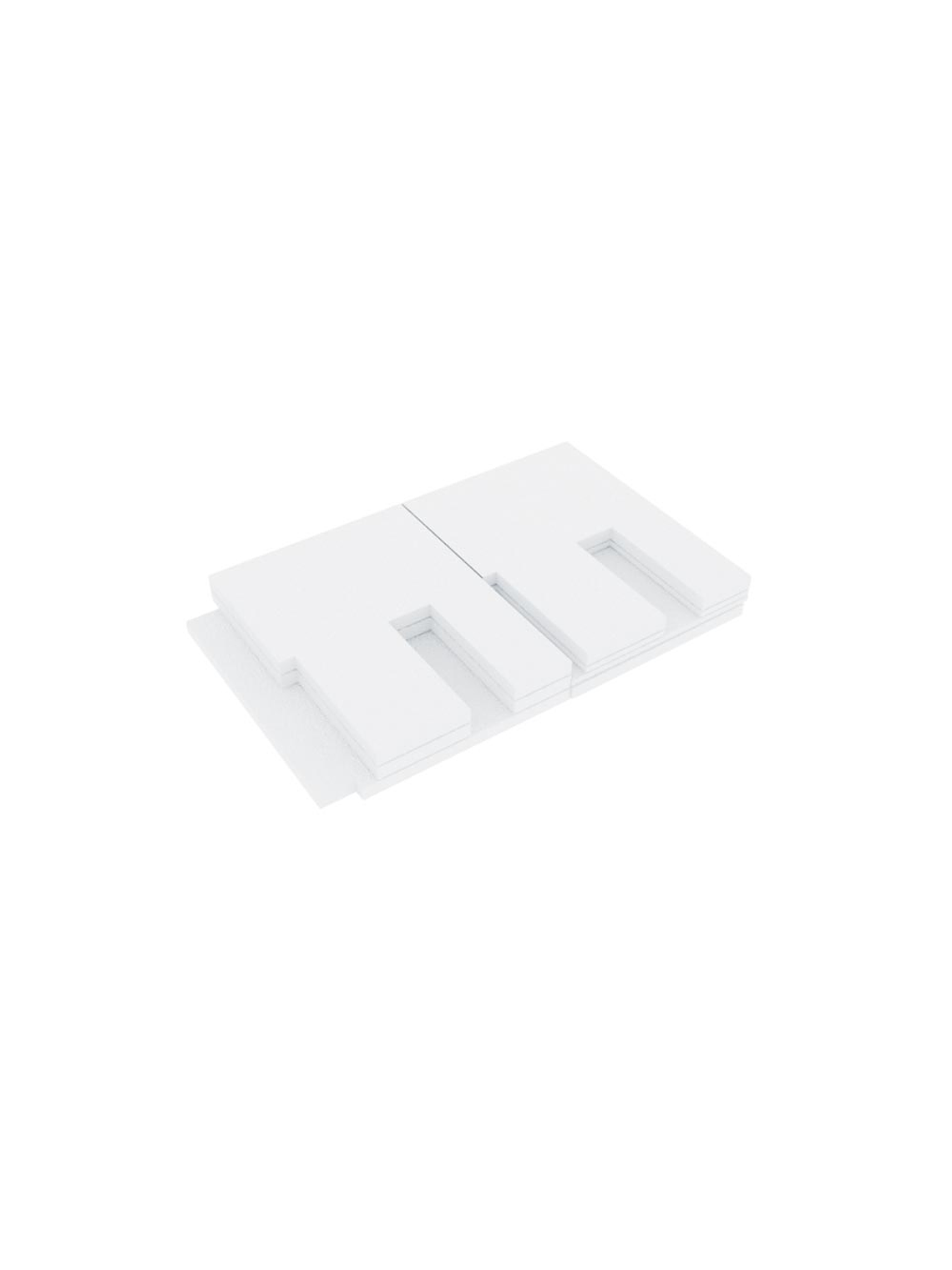 Almohadillas Alternativas Esponjas para Impresora Brother T420W T720DW T810W 1