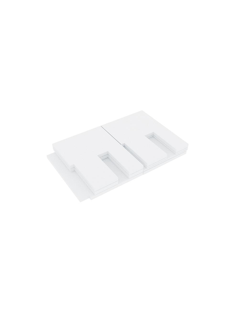 Almohadillas Alternativas Esponjas para Impresora Brother T420W T720DW T810W 1