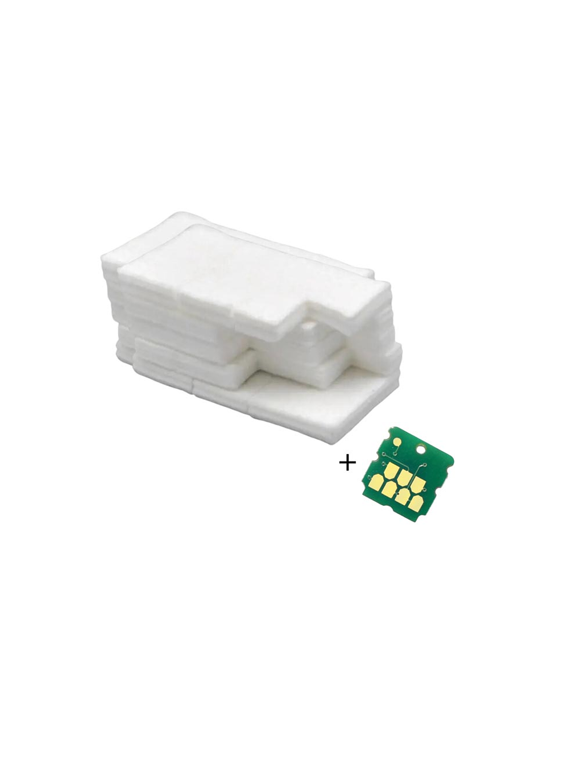 Almohadillas + Chip C9345 Alternativas para Caja de Mantenimiento EPSON L8160 1