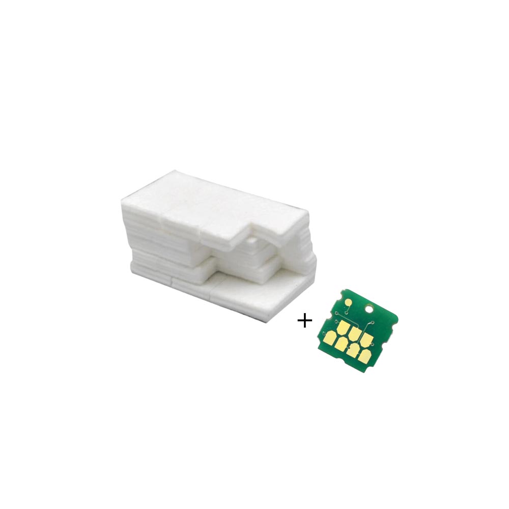 Almohadillas + Chip C9345 Alternativas para Caja de Mantenimiento EPSON L8160 2