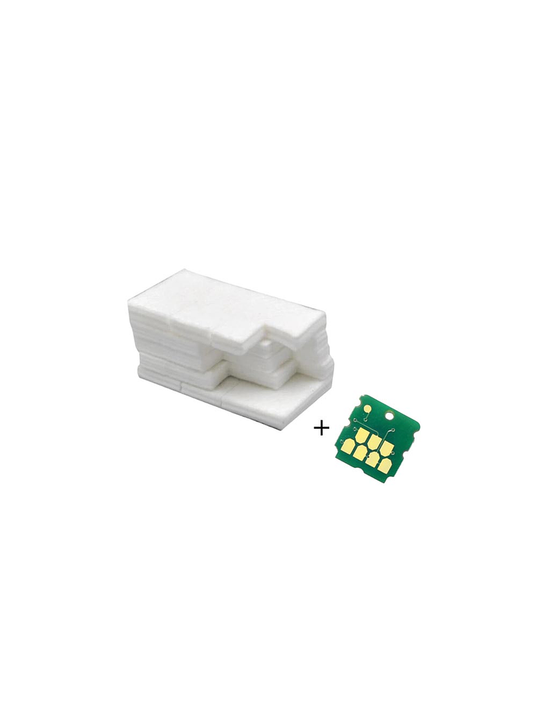 Almohadillas + Chip C9345 Alternativas para Caja de Mantenimiento EPSON L8160 2