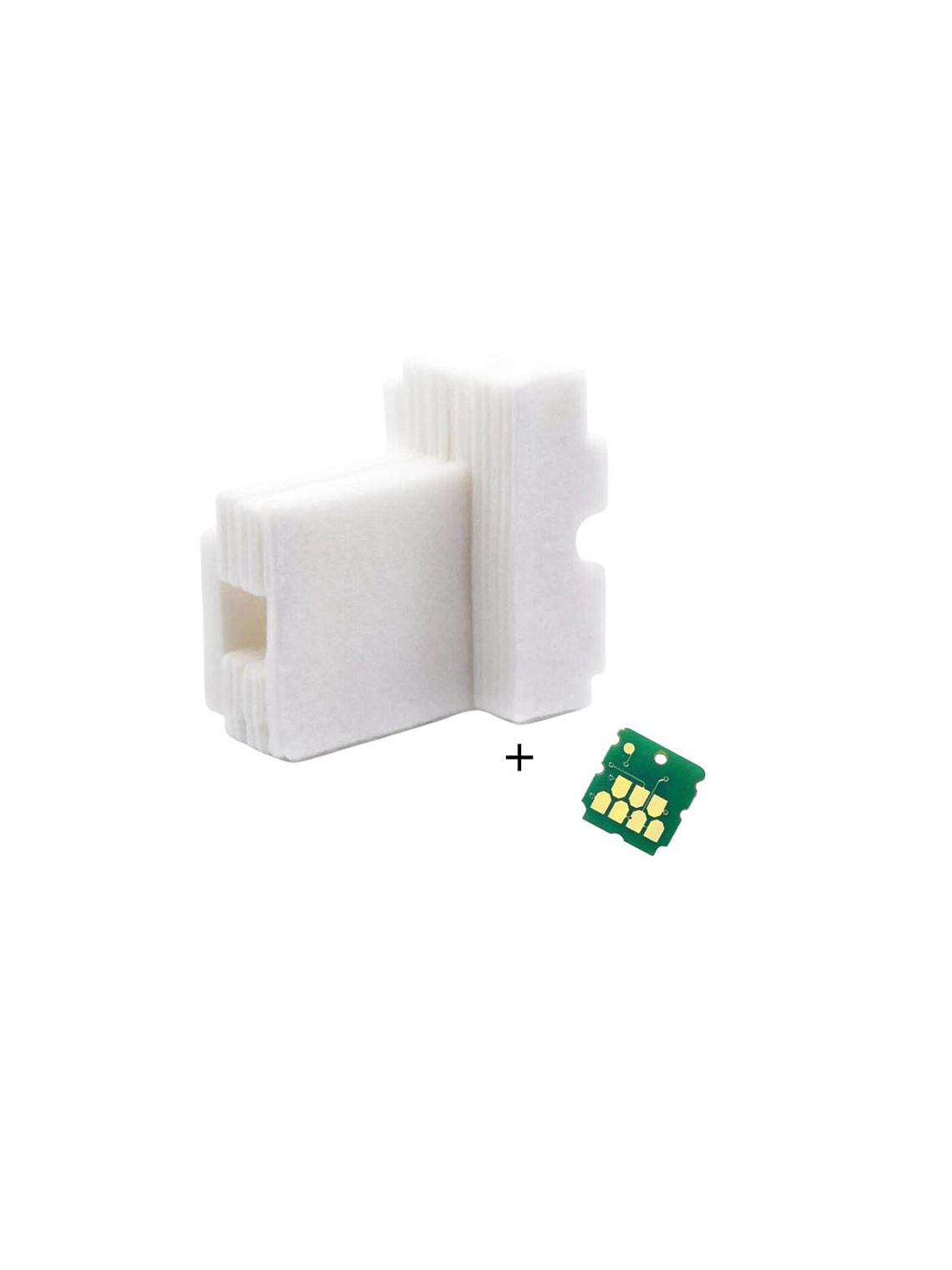 Almohadillas + Chip S2101 Alternativas para Caja Mantenimiento EPSON SC F170 3