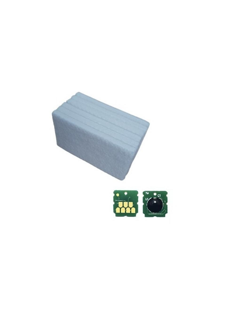 Almohadillas + Chip S2100 Alternativas de Tanque Mantenimiento para EPSON F570 T3170 T5170 C13S210057 1