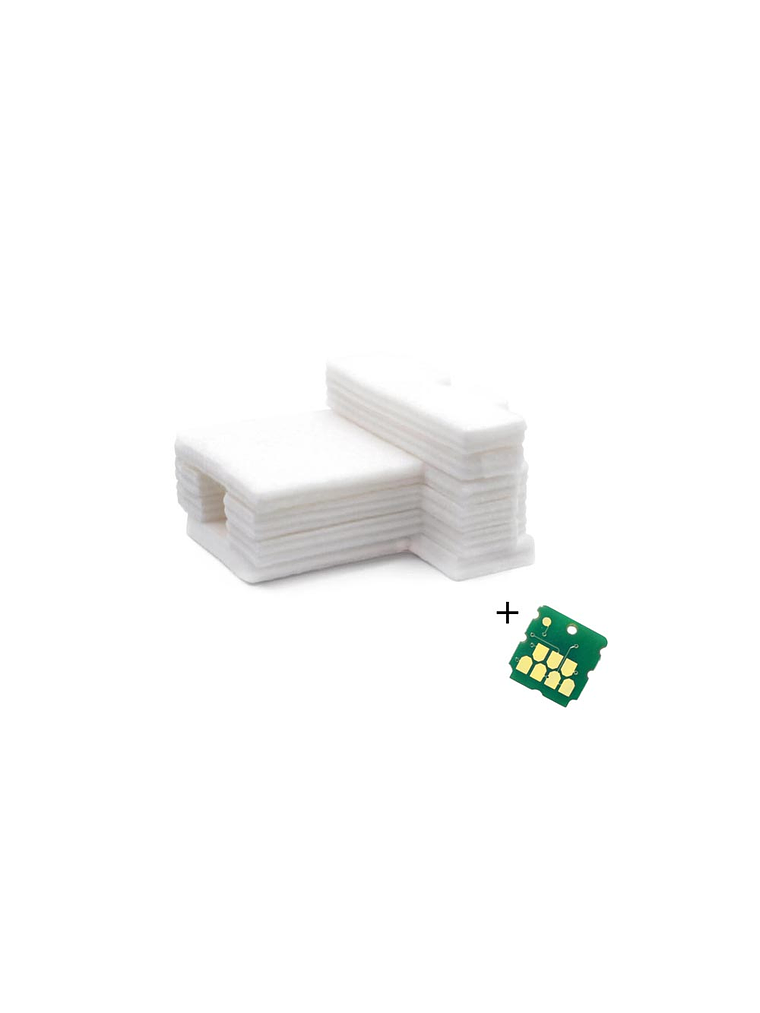 Almohadillas + Chip S2101 Alternativas para Caja Mantenimiento EPSON SC F170 4