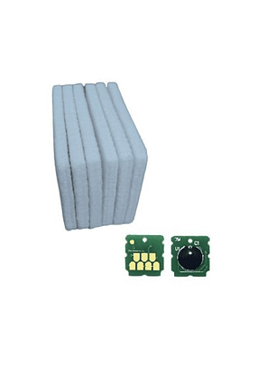Almohadillas + Chip S2100 Alternativas de Tanque Mantenimiento para EPSON F570 T3170 T5170 C13S210057