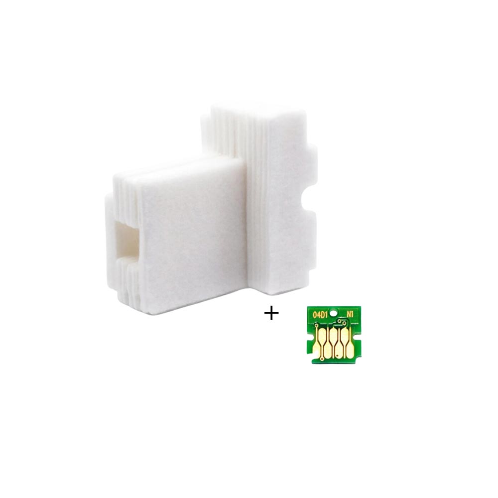 Almohadillas + Chip T04D1 Alternativas para Impresora EPSON L6160 L6170 L6190 L6161 L6171 L14150 L6490 ET M1180 M2750 M3710 3