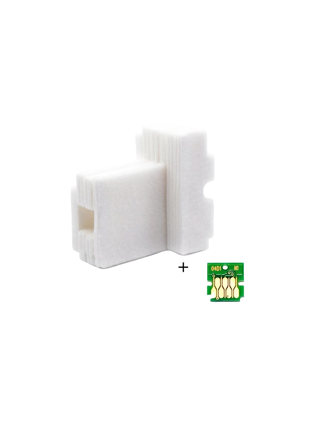 Almohadillas + Chip T04D1 Alternativas para Impresora EPSON L6160 L6170 L6190 L6161 L6171 L14150 L6490 ET M1180 M2750 M3710 3