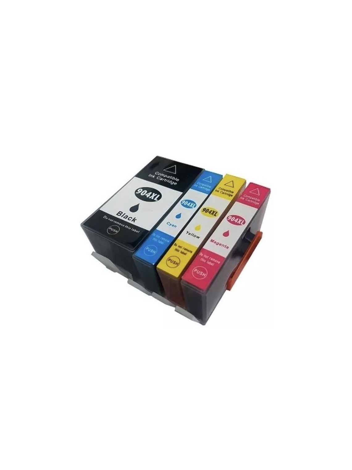 PACK 4 CARTUCHOS TINTAS ALTERNATIVAS XL HP 904 2