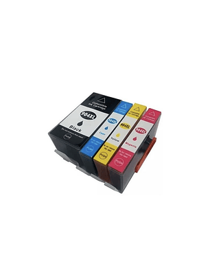 PACK 4 CARTUCHOS TINTAS ALTERNATIVAS XL HP 904