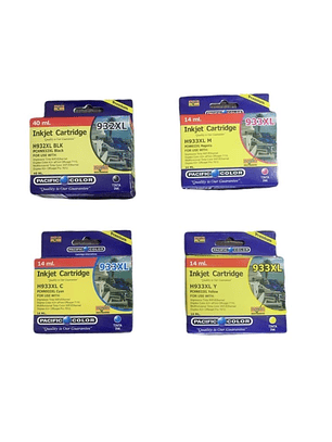 PACK 4 CARTUCHOS TINTAS ALTERNATIVA Xl Hp 932 933