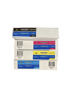 PACK 4 CARTUCHOS TINTAS ALTERNATIVAS XL HP PRO X 970 971