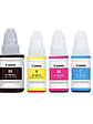 Tinta CANON Original Pack GI-190 BK C Y M G2100 G3110 G4100 - Miniatura 2