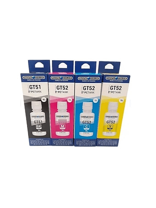 PACK TINTA ALTERNATIVA GT52 51 PARA HP 315 415 5820 5810 533 615