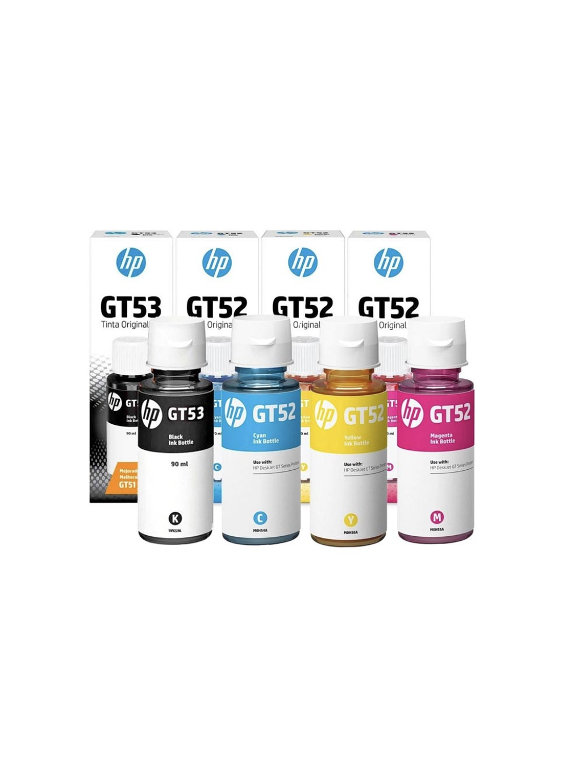 PACK TINTA HP ORIGINAL GT53 GT52 / 315 415 5820 5810 533 615 1