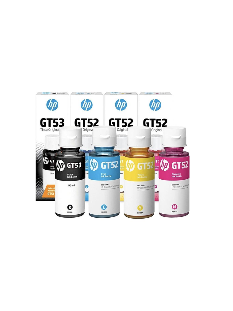 PACK TINTA HP ORIGINAL GT53 GT52 / 315 415 5820 5810 533 615 1