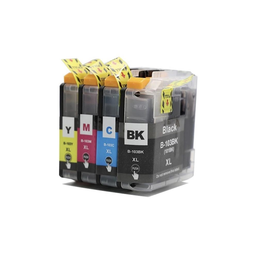 PACK CARTUCHOS DE TINTA ALTERNATIVOS LC103 PARA BROTHER BK C M Y 2