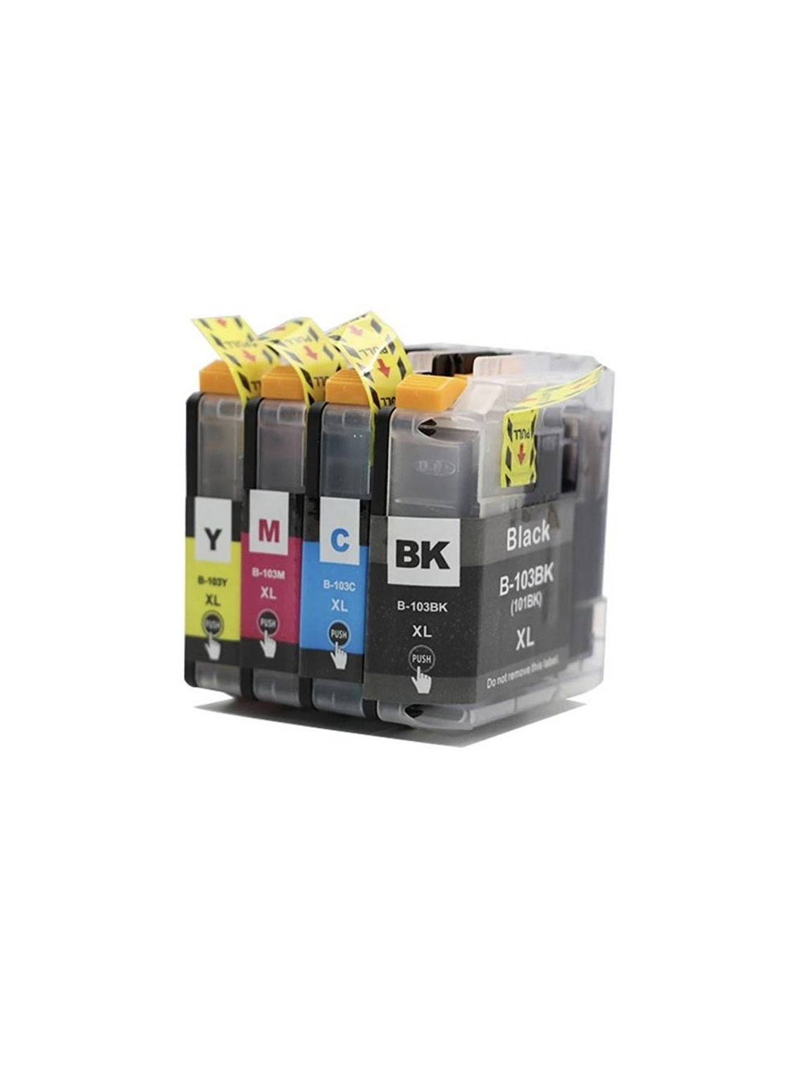 PACK CARTUCHOS DE TINTA ALTERNATIVOS LC103 PARA BROTHER BK C M Y 2