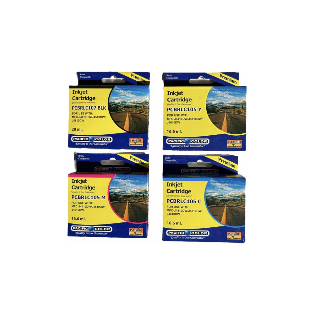 PACK CARTUCHOS DE TINTA BROTHER LC107 / LC105 ALTERNATIVO 1