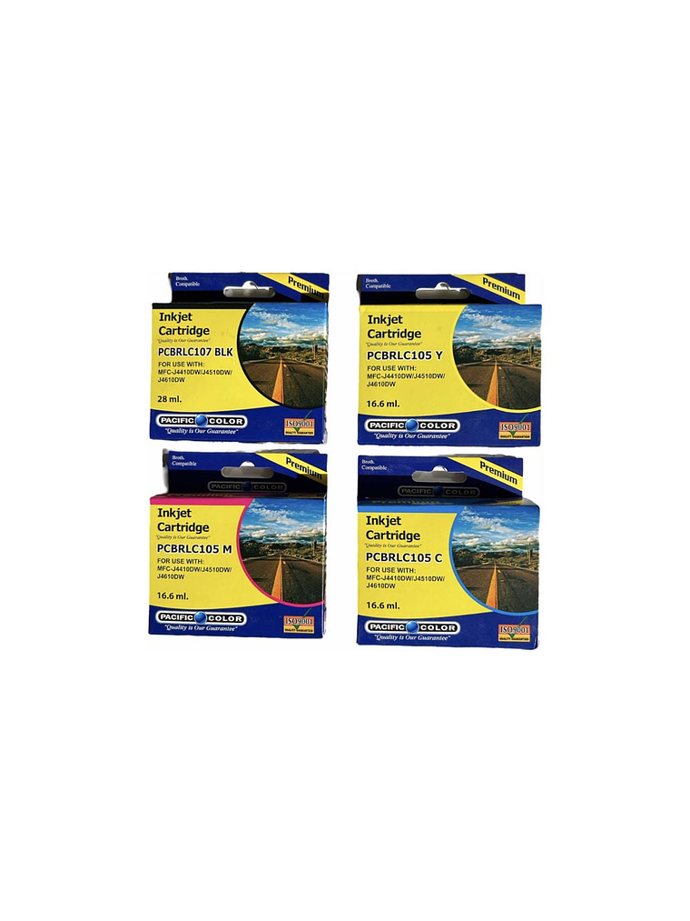 PACK CARTUCHOS DE TINTA BROTHER LC107 / LC105 ALTERNATIVO 1