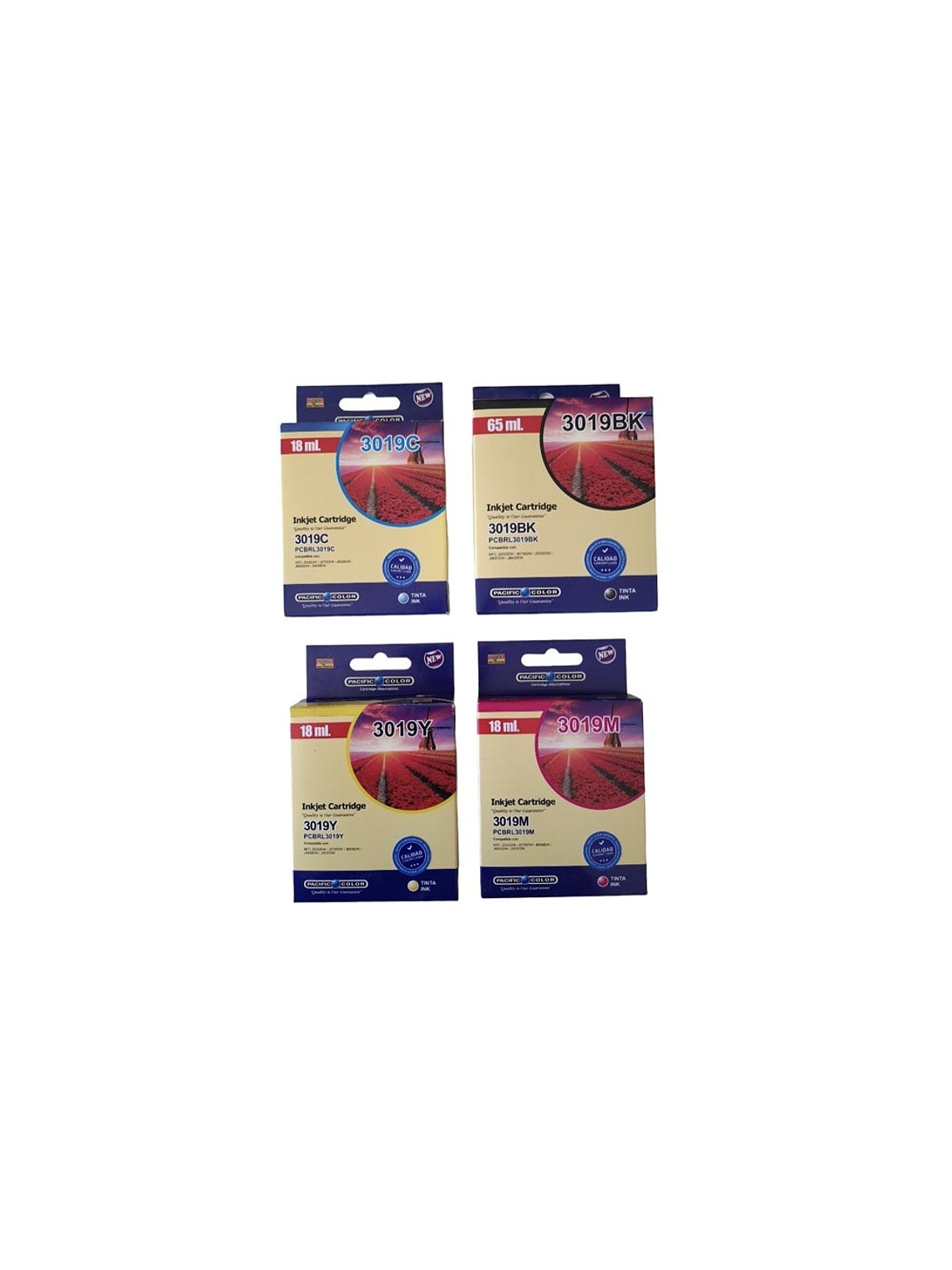 4 Tintas LC3019 XXL Alternativa J5330 J6530 J6730 J6930 Brother 1