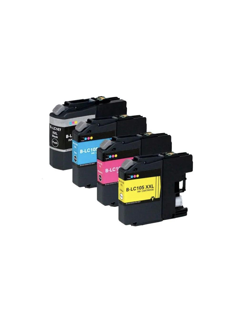 PACK CARTUCHOS DE TINTA BROTHER LC107 / LC105 ALTERNATIVO 2