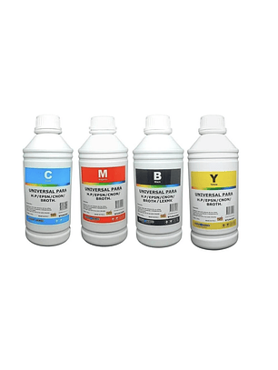 4 LITROS TINTA UNIVERSAL PARA HP CANON EPSON BROTHER LEXMARK