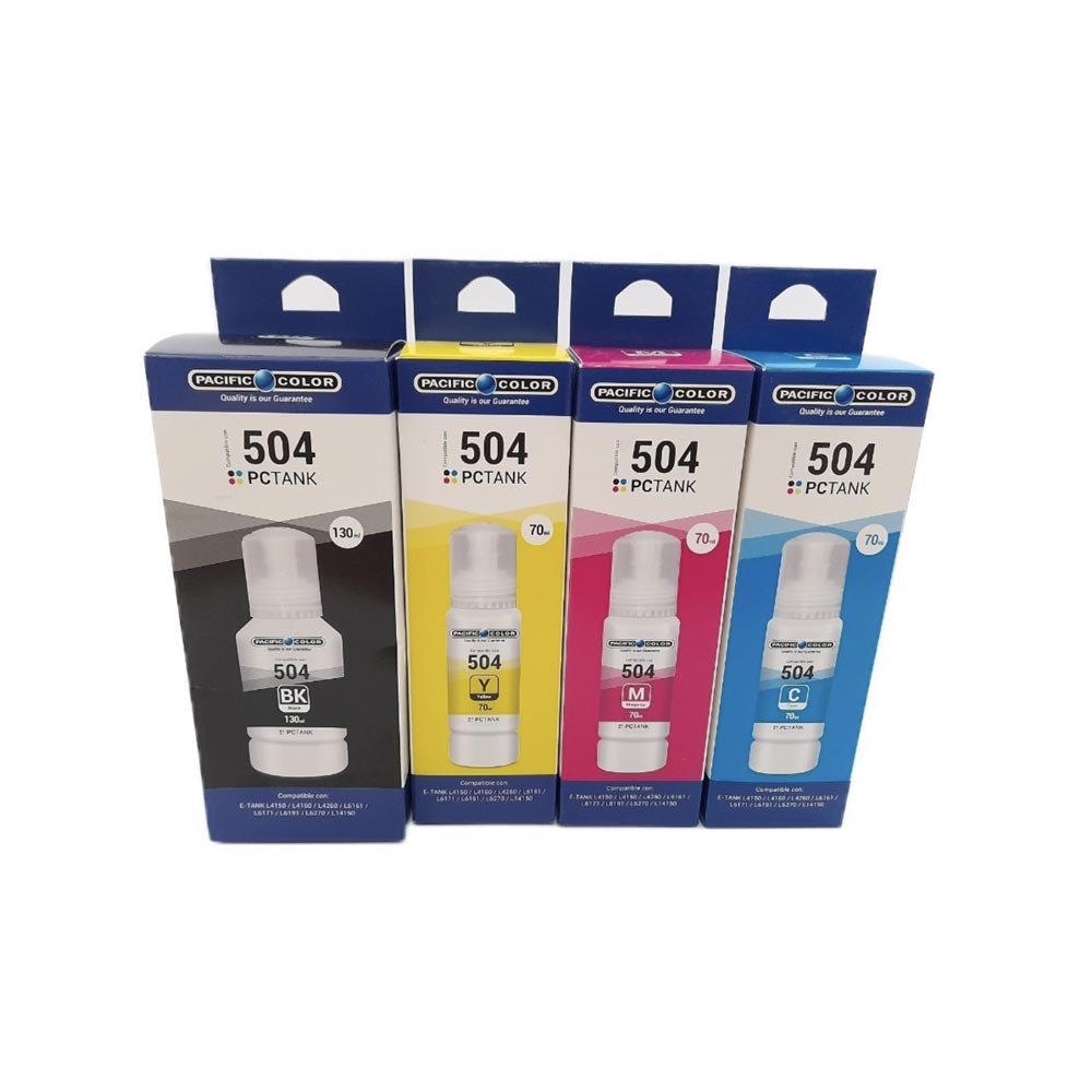 Tinta Alternativa Pack T504 L4160 L4260 L6171 L6270 L14150 1