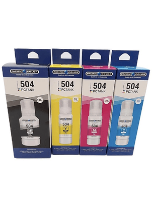 Tinta Alternativa Pack T504 L4160 L4260 L6171 L6270 L14150