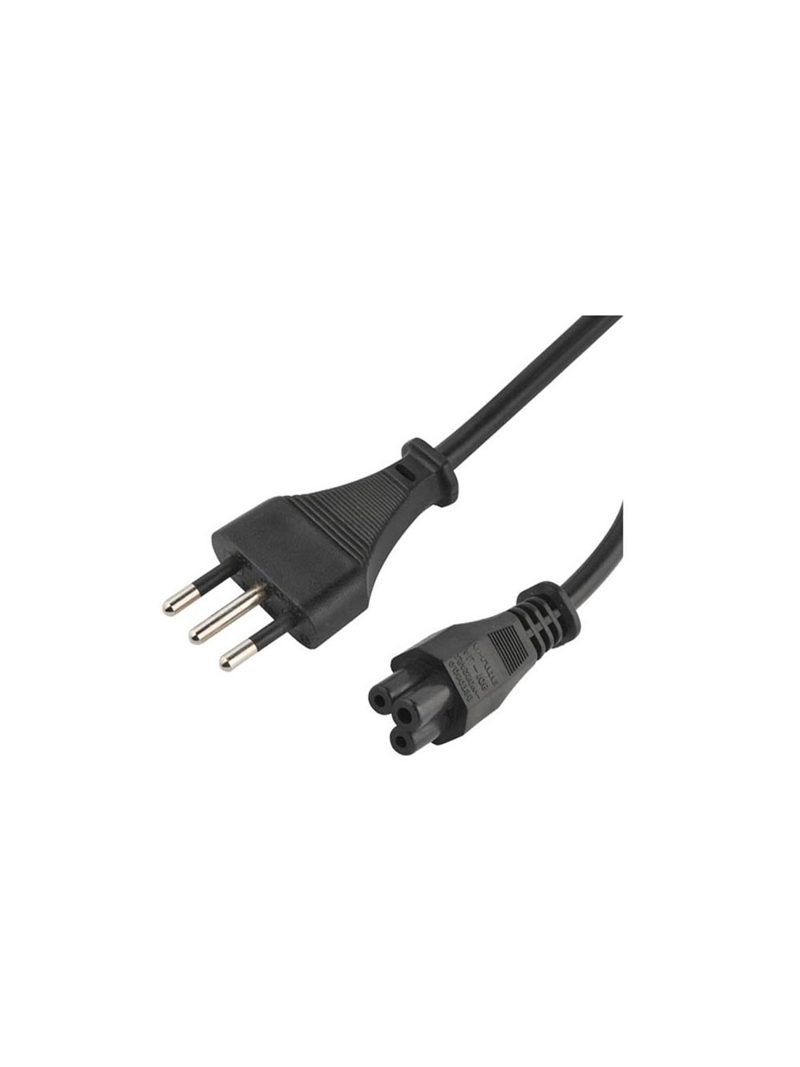 Cable de Poder Tipo Trebol 1.5 Metros. 1