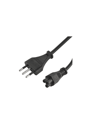 Cable de Poder Tipo Trebol 1.5 Metros.