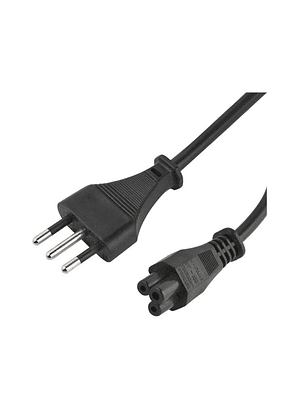 Cable de Poder Tipo Trebol 1.5 Metros.