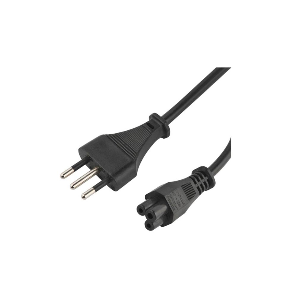 Cable de Poder Tipo Trebol 1.5 Metros. 1