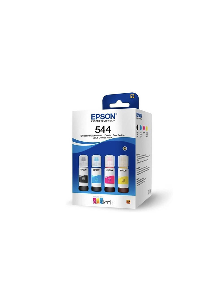 Pack Tinta EPSON Original T544 L3110 L3150 L3210 L3250 L5190 1
