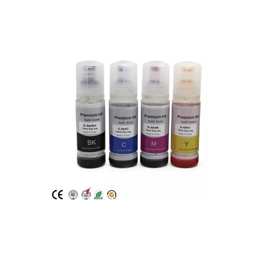 Tinta Alternativa Pack T504 L4160 L4260 L6171 L6270 L14150 2