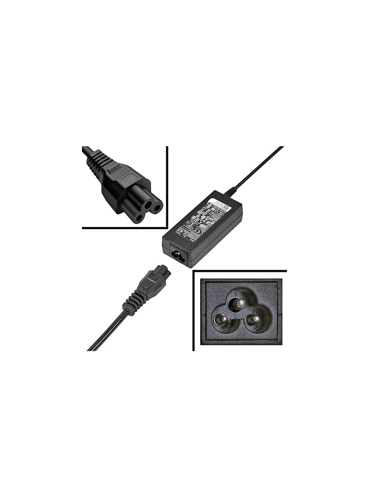 Cable de Poder Tipo Trebol 1.5 Metros. 2