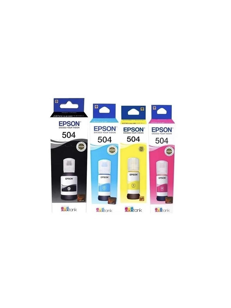 Tinta EPSON Original Pack T504 L4260 L14150 L6171 L6191 4160 2