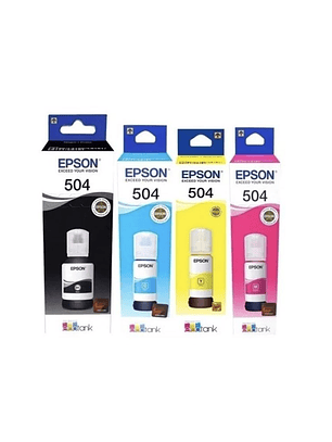 Tinta EPSON Original Pack T504 L4260 L14150 L6171 L6191 4160