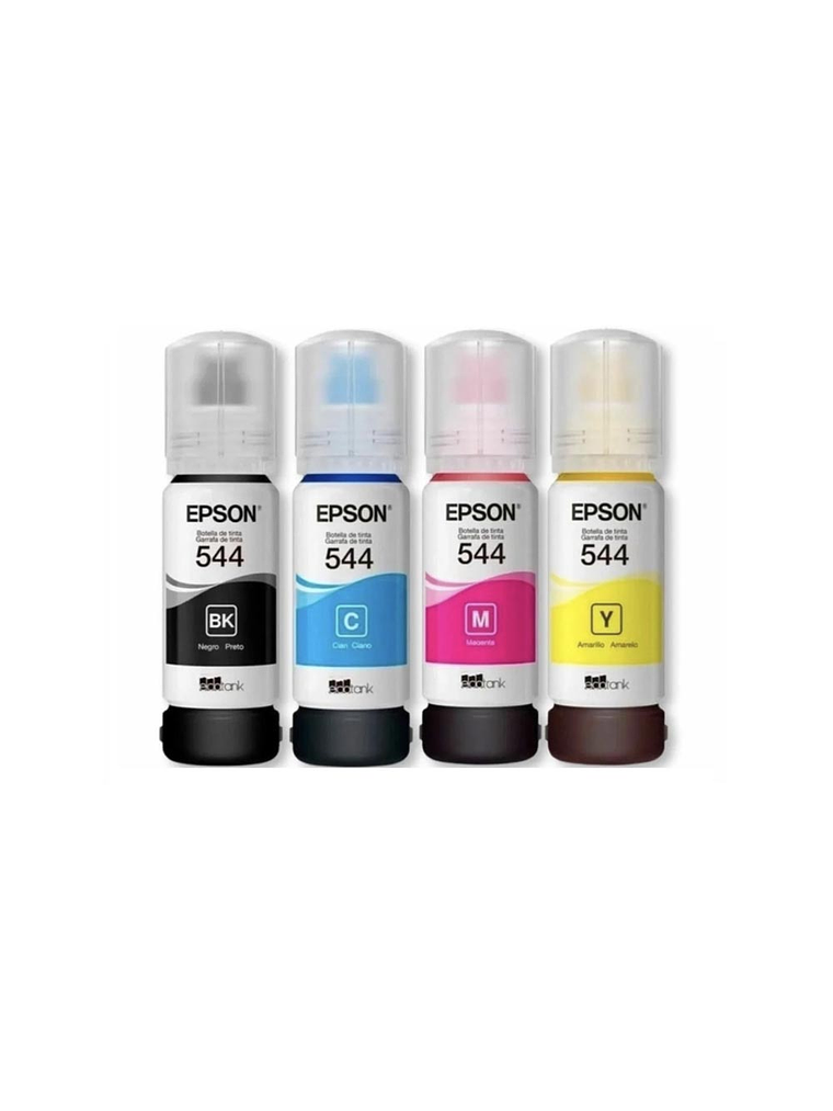 Pack Tinta EPSON Original T544 L3110 L3150 L3210 L3250 L5190 2