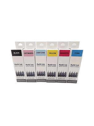 TINTA ALTERNATIVA PACK T673 PARA EPSON L1800 L805 L850 L810 L800